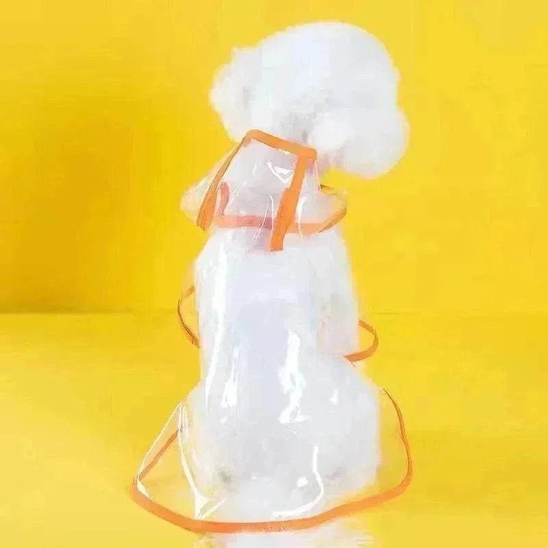 Imperméable Transparent à Capuche pour Petit Chien | Poncho PVC Souple, Léger & 100 % Imperméable - Entre Chat et Chien