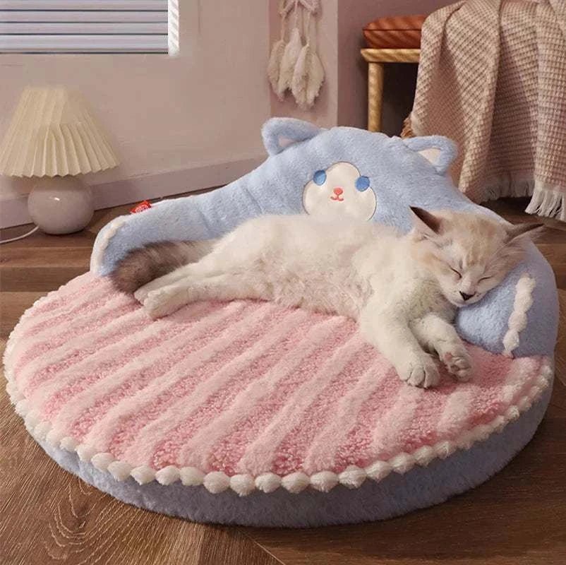 Coussin de repos HOOPET pour chats et petits chiens | Confort durable - Entre Chat et Chien