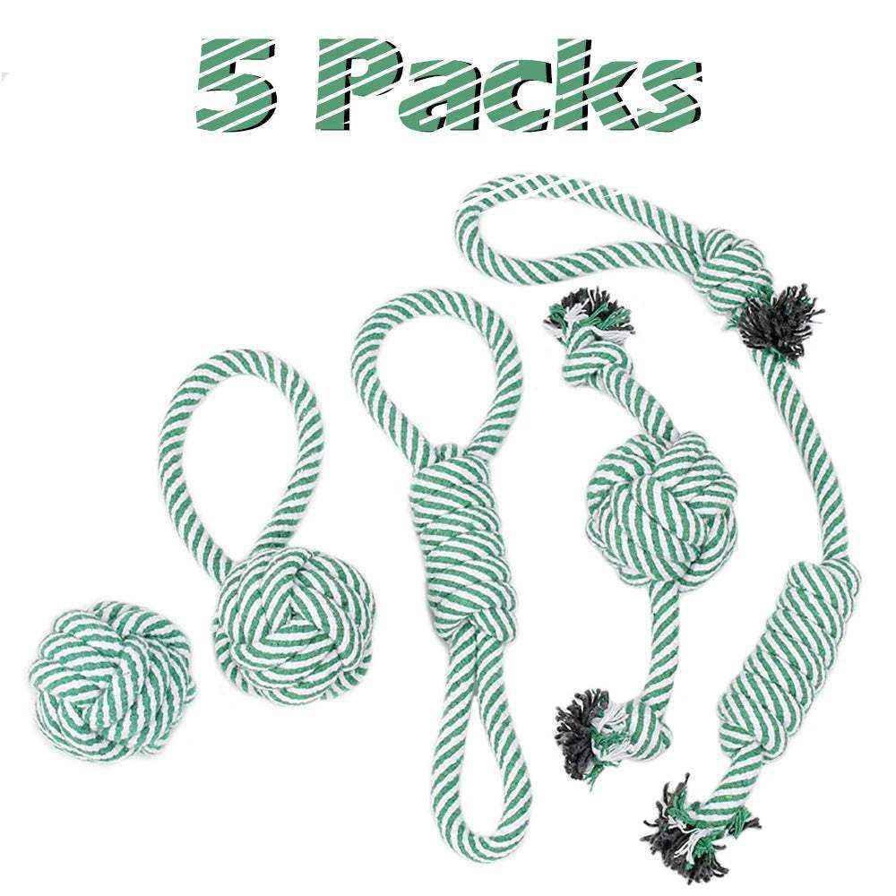 lot de 12 jouets en corde pour chiens en coton durable jouets à mâcher interactifs pour renforcer mâchoire et dents jeu intérieur extérieur polyvalent