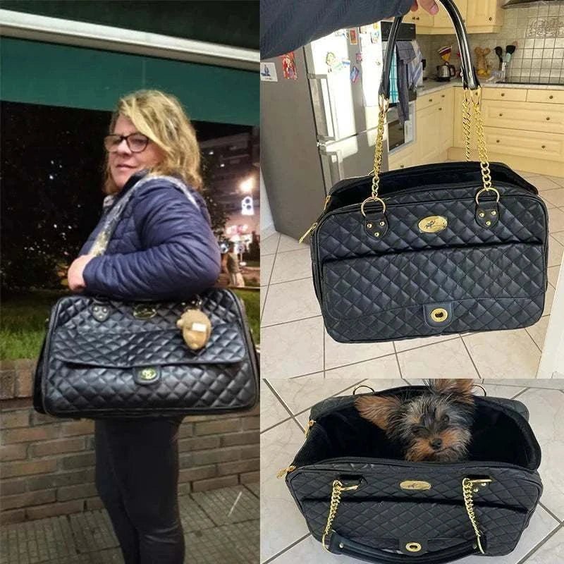 Sac de transport fashion pour chiens & chats | Style premium pour petits compagnons - Entre Chat et Chien