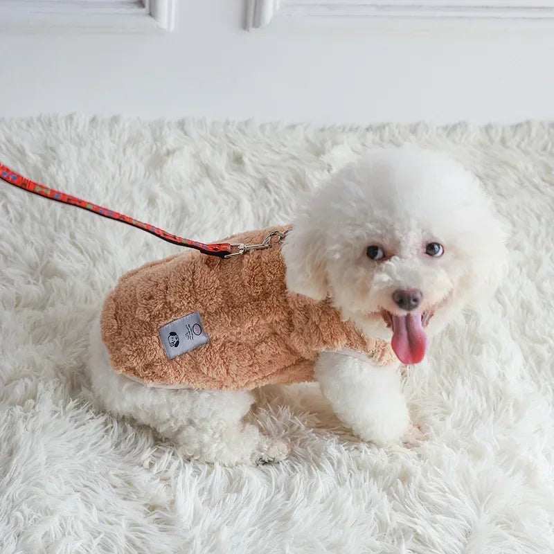 Pull dâhiver en polaire pour chien et chat | Doux, chaud & confortable - Entre Chat et Chien