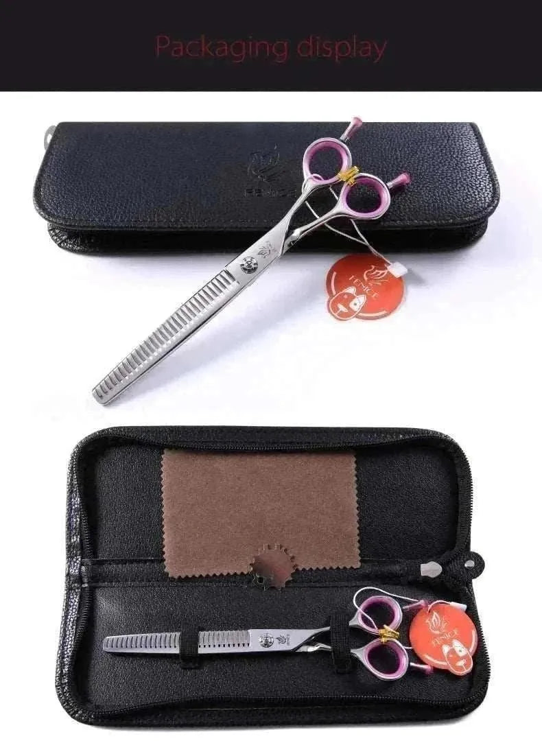 Fenice Grooming Scissors - Thinning in JP 440C Stainless Steel | Precision & Comfort