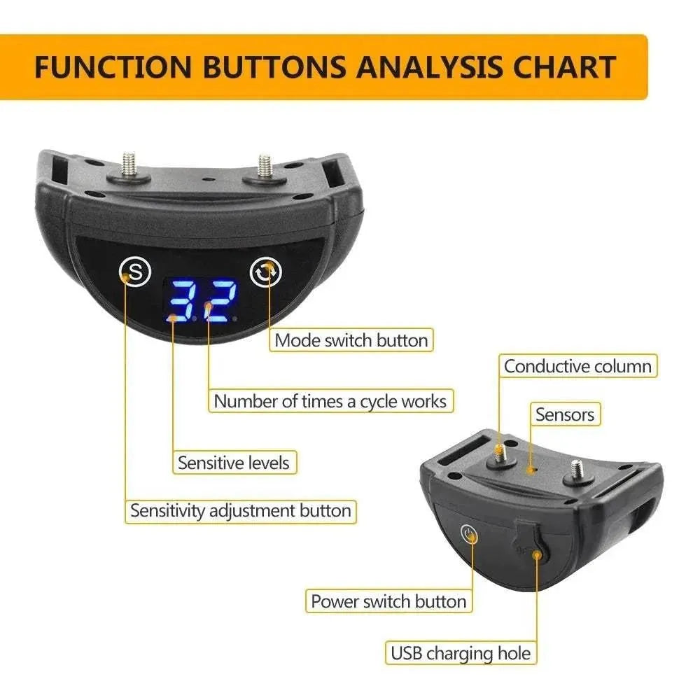 Anti-Bark Collar for Dogs | Rechargeable, Waterproof & Smart