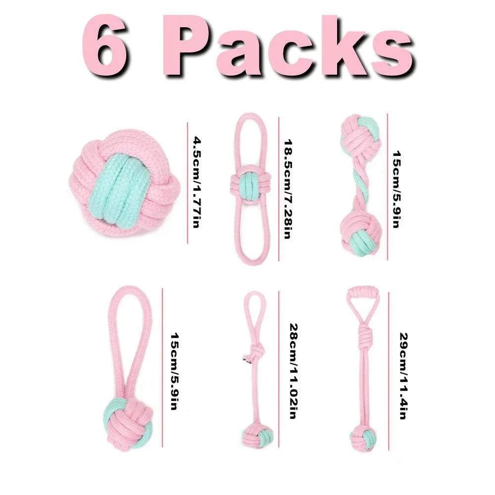 Jouet à mâcher en corde durable pour chiens | Résistant & hygiène dentaire - Entre Chat et Chien