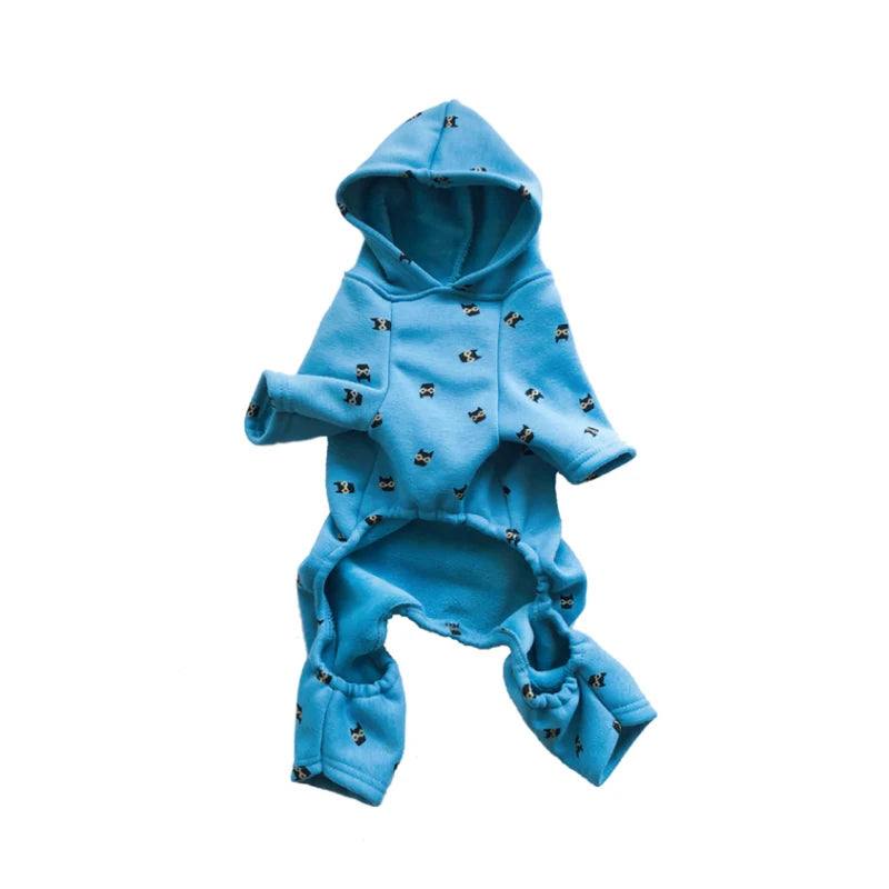 Pyjama chaud pour chiens | Sweat à capuche douillet d’hiver - Entre Chat et Chien