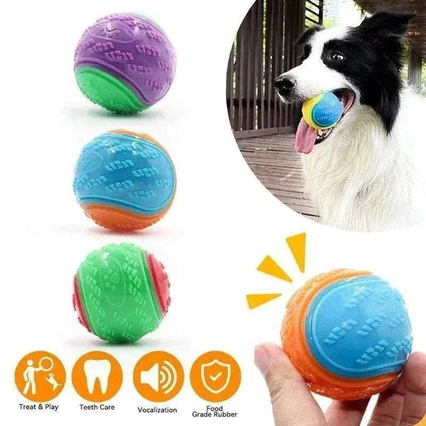 TPR Chewable Ball for Dogs | Dental Cleaning & Interactive Toy