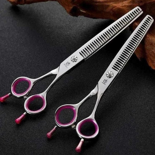 Fenice Grooming Scissors - Thinning in JP 440C Stainless Steel | Precision & Comfort
