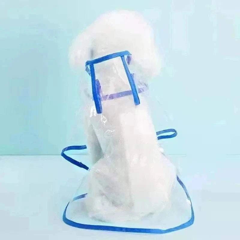 Imperméable Transparent à Capuche pour Petit Chien | Poncho PVC Souple, Léger & 100 % Imperméable - Entre Chat et Chien
