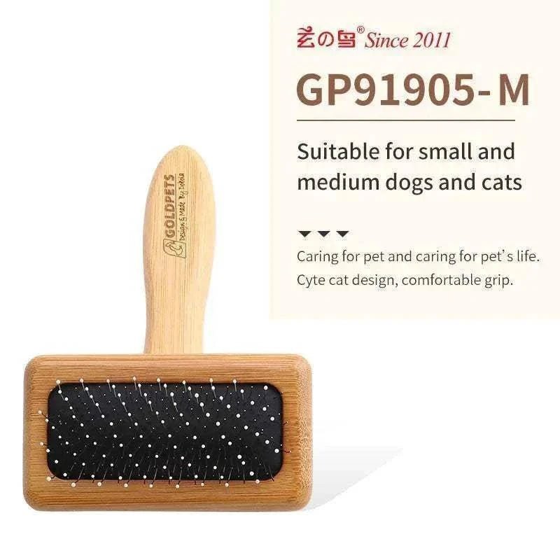 Peigne démêlant Fenice taille moyenne - toilettage professionnel pour chien et chat, massage relaxant et entretien du pelage.