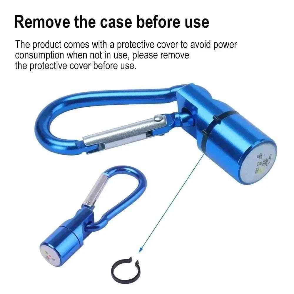médaille lumineuse LED bleue avec mousqueton pour collier de chien, accessoire de sécurité nocturne anti-perte et légère