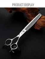 ciseaux de toilettage amincissement en acier japonais JP 440C design ergonomique pour chiens et chats